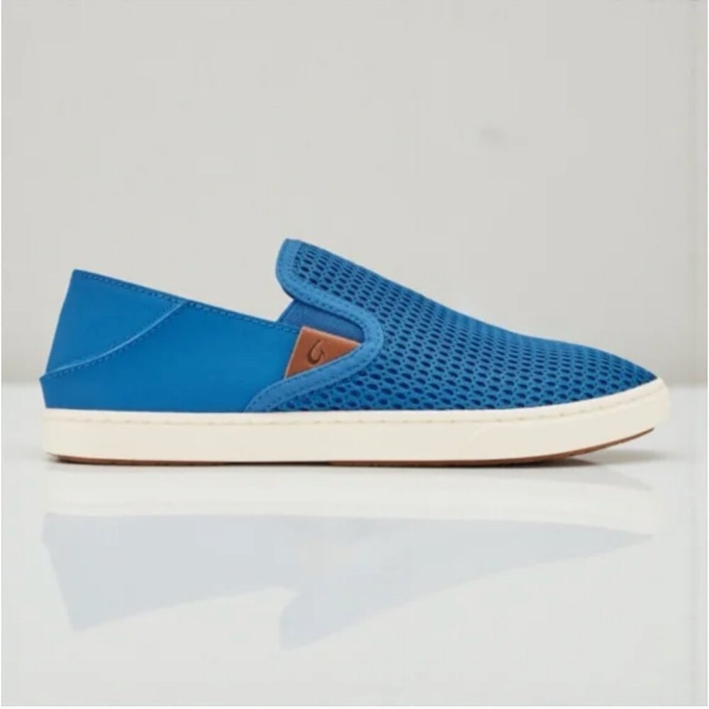 Olukai Pehuea Women's Slip On Sneakers (blue)